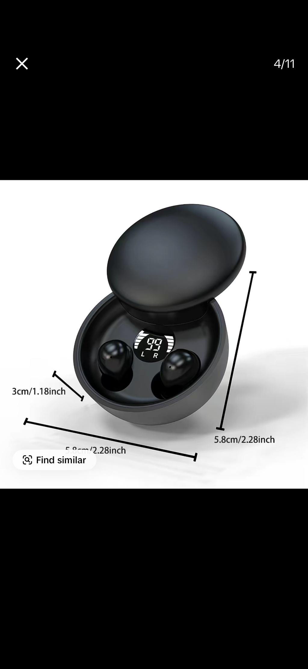 ￼ MSHUKCOE Smallest Invisible Mini Earbuds Wireless Bluetooth, Low Profile M